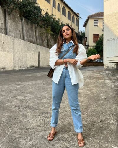 Next To Me Denim Corset Top