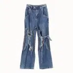 Folegandros Front Knot Denim