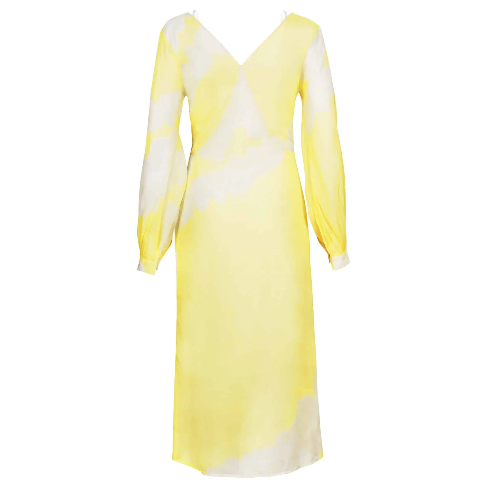 Jacquard Lemon Double Way Dress - Image 4