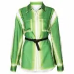 Wear Your Greens Front Belted Shirt