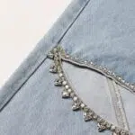 Tiara Diamond Front Cut Denim - Image 9