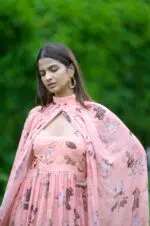 Balga Floral Cape Gown - Image 8