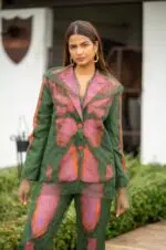 Sydeus Textured Pantsuit - Image 3