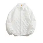 Celavi Front Through Textured Shirt