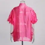 Ceara Ruffle Through Shirt Top - Image 2