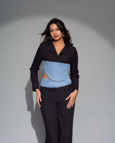 Tensi Front Through Corset Top