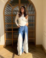 Roma Front Through Denim Pants - Image 2