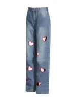 Devie Front Through Heart Pants - Image 3