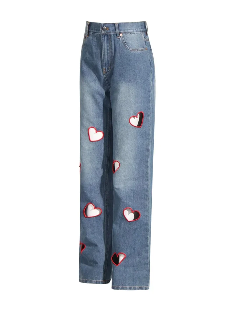 Devie Front Through Heart Pants - Image 3