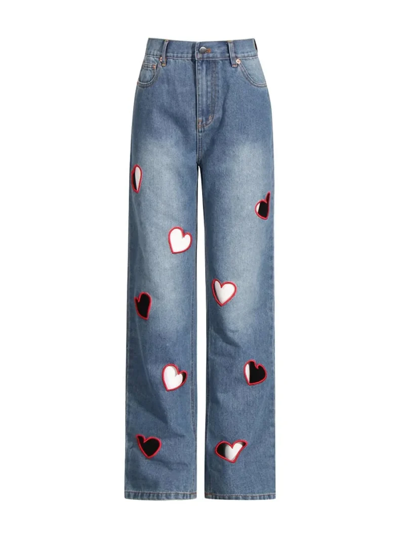 Devie Front Through Heart Pants - Image 2