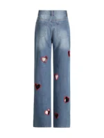 Devie Front Through Heart Pants - Image 4