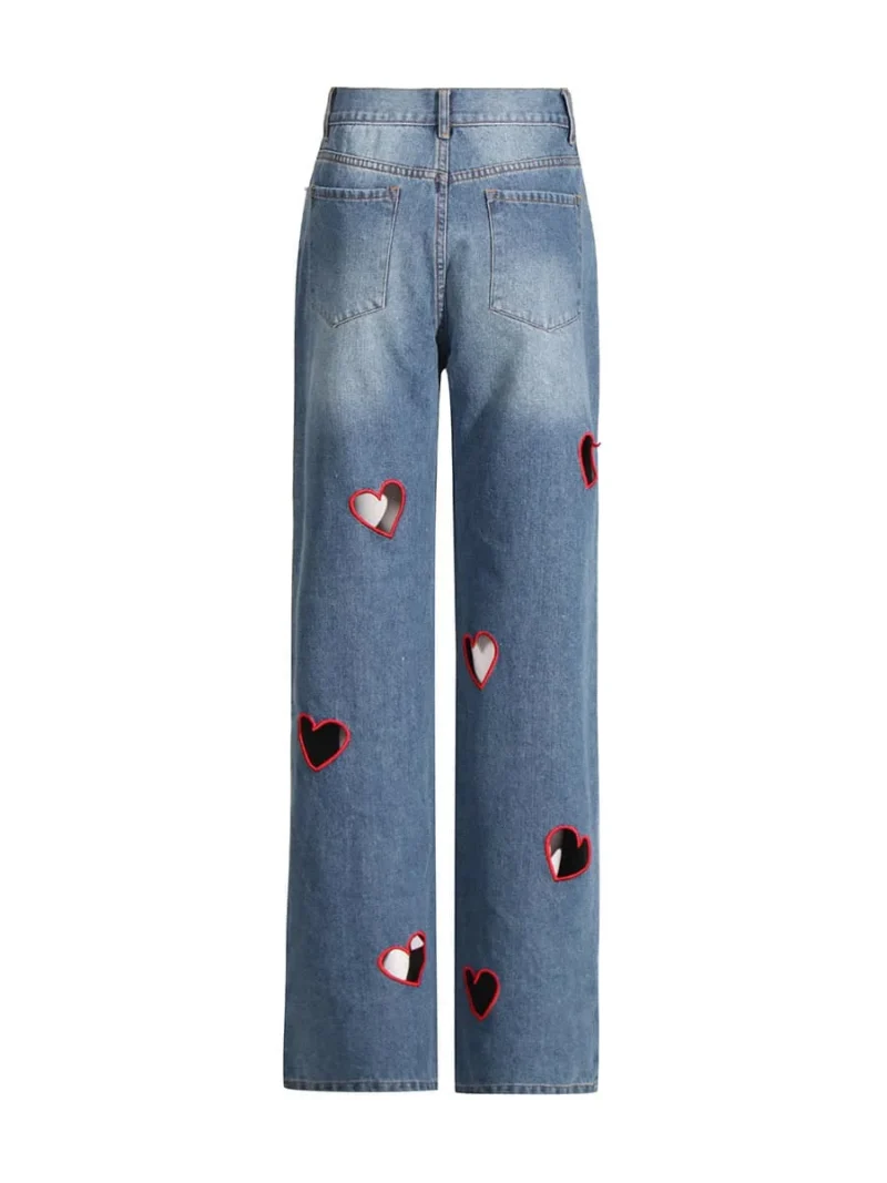 Devie Front Through Heart Pants - Image 4