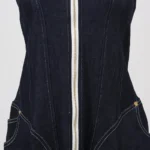 Odora Front Through Denim Dress - Image 13