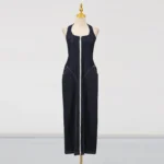 Odora Front Through Denim Dress - Image 6