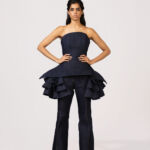 Kenella Ruffle Through Corset Top