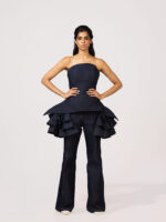 Kenella Ruffle Through Corset Top