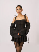 Roxanne Cold Shoulder Relaxed Top - Image 2