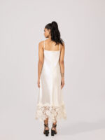 Dawns Lace Through Silk Dress - Image 2