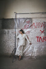 Elize Textured Floral Drawstring Blazer - Image 8