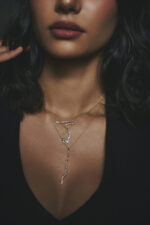 Crackle Diamond Slither Necklace - Image 2