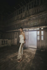 She Rise Front Textured Rose Corset - Image 13