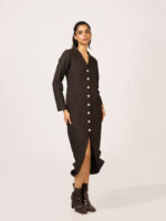 Erabelle Front Button Through Collared Dress