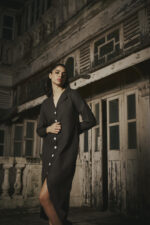 Erabelle Front Button Through Collared Dress - Image 7