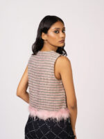 Saiga Tweed Feather Top - Image 3