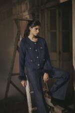 Saiga Tweed Feather Jacket - Image 5