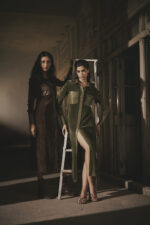 Laire Front Through Velvet Dress - Image 8