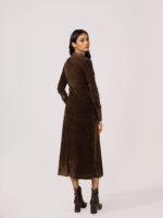 Laire Front Through Velvet Dress - Image 3