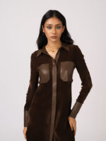 Laire Front Through Velvet Dress - Image 2