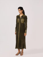 Laire Front Through Velvet Dress - Image 4