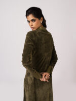 Laire Front Through Velvet Dress - Image 7