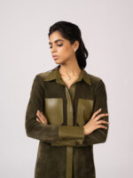 Laire Front Through Velvet Dress - Image 5