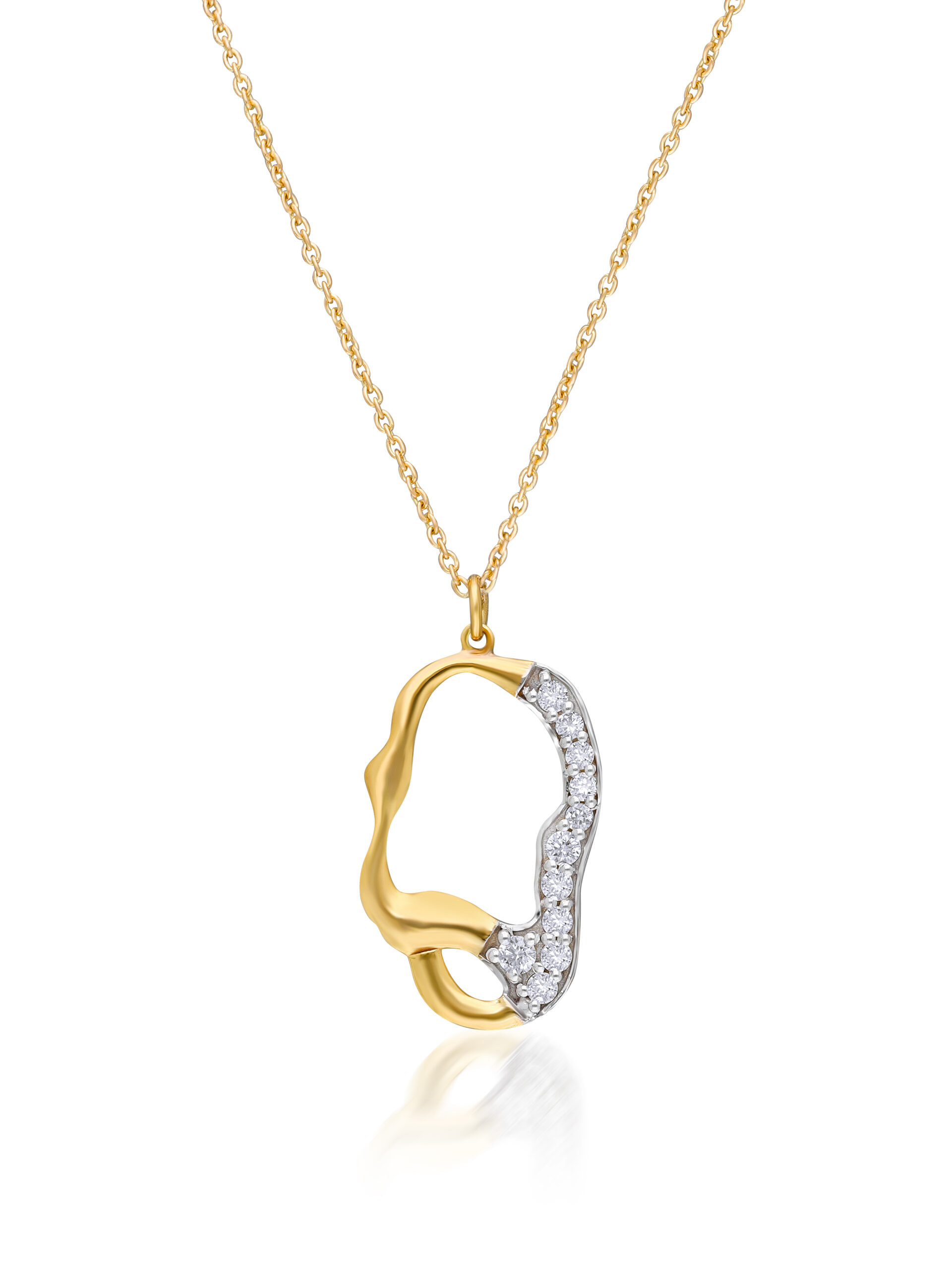 Crackle Boulder Diamond Necklace - Image 1