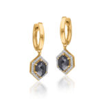 Black Diamond Swing Earring