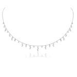 Earthquake Dangling Diamond Necklace