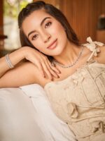 She Rise Front Textured Rose Corset - Image 7