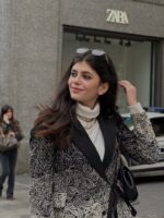 Paola Textured Print Blazer